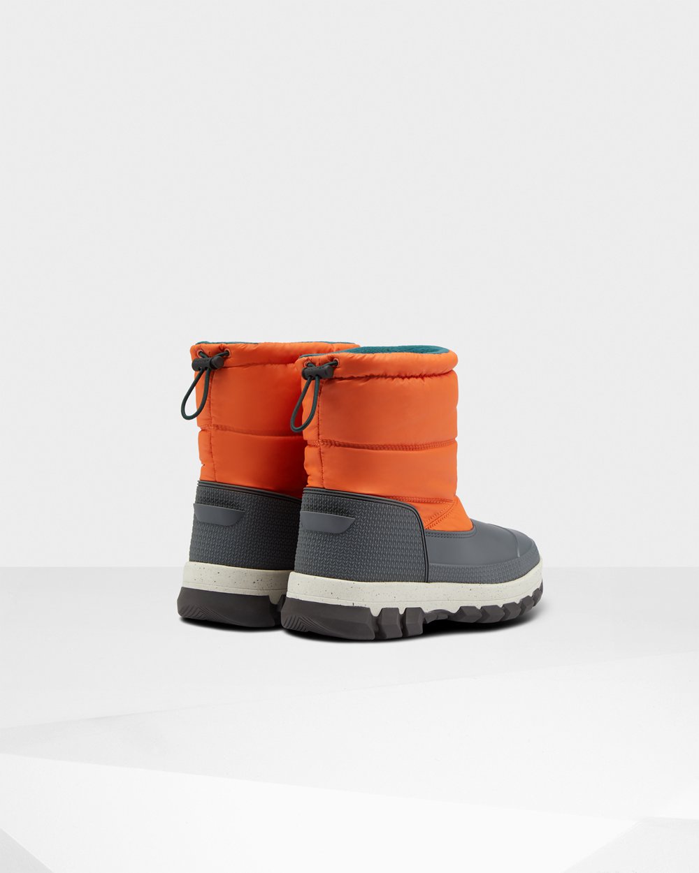 Botas De Neve Hunter Feminina Laranja - Original Insulated Short - 96FJTQWVM